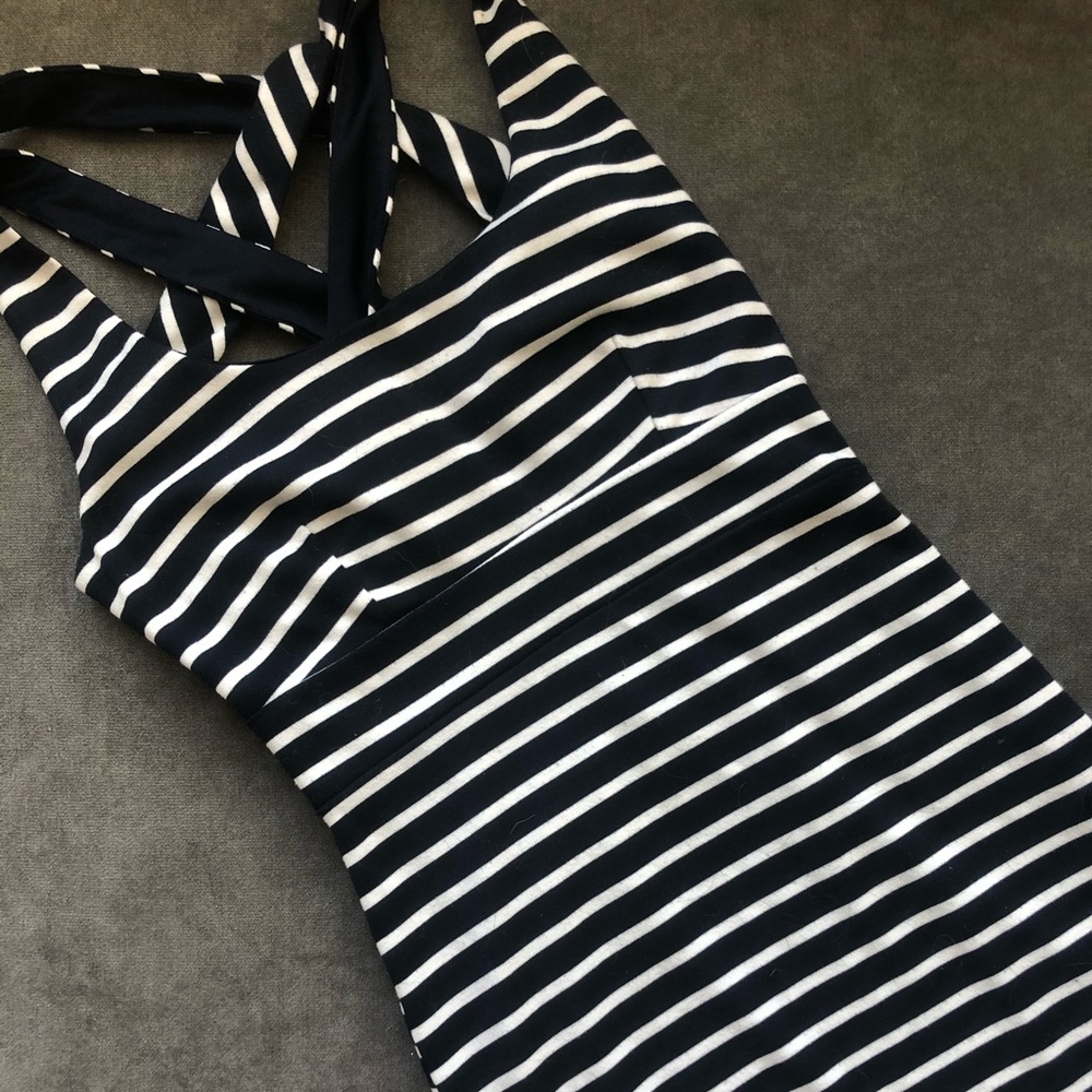 Stripped Navy Blue Sundress